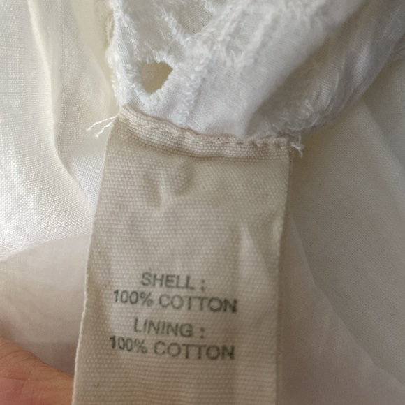 Anthropologie Forever That Girl White Eyelet Mini Dress, XXS - Picture 6 of 8